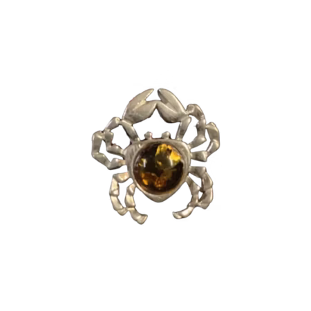 Amber Crab Setting