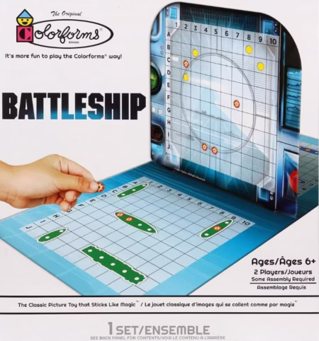 Colorforms Battleship