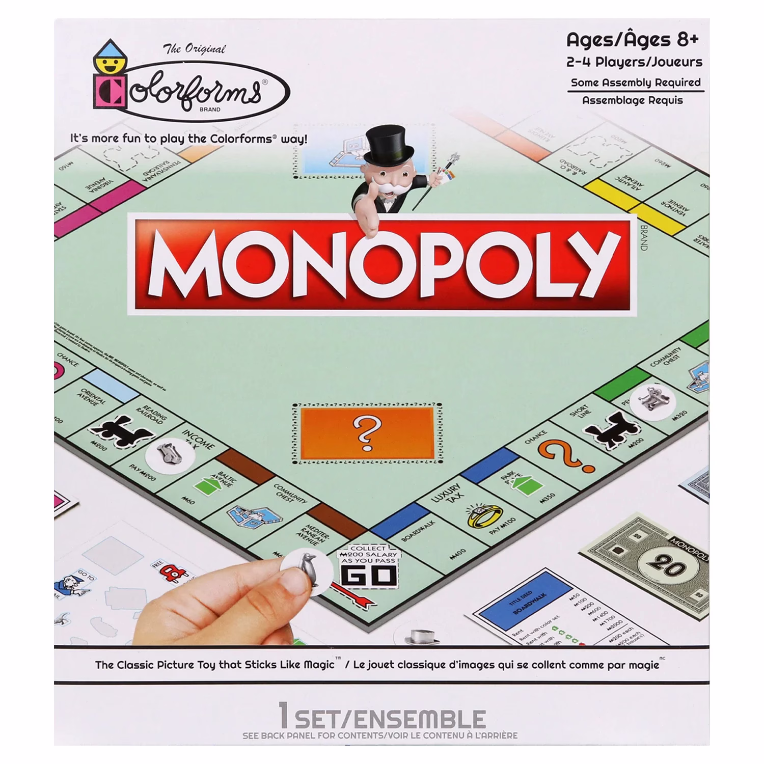 Colorforms Miniature Monopoly Set