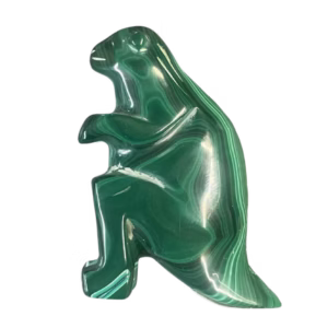 Malachite Carved Dinosaur Figure