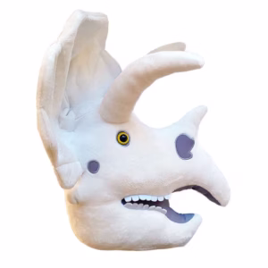 Fuzzy Fossils Giant Triceratops Skull