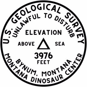 Bynum Geological Survey Sticker